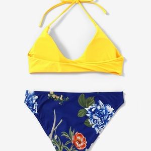 Botanical Print Mix And Match Bikini Set